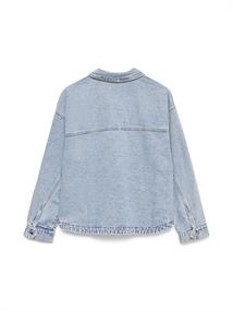 VMJAMIE LS DENIM SHACKET MIX GA NOOS light blue denim
