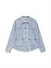 VMJAMIE LS DENIM SHACKET MIX GA NOOS light blue denim