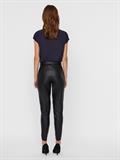 VMJANNI HW PU LEGGING NOOS black