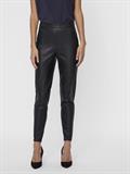 VMJANNI HW PU LEGGING NOOS black