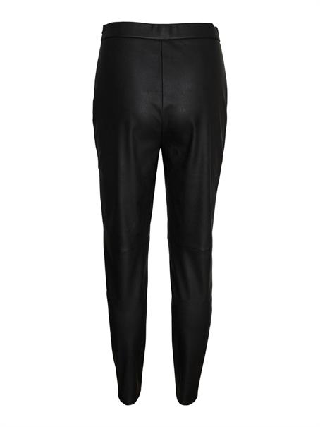 VMJANNI HW PU LEGGING NOOS black