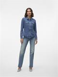 VMJENNIE LS DENIM SHIRT MIX GA NOOS medium blue denim