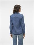 VMJENNIE LS DENIM SHIRT MIX GA NOOS medium blue denim