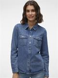 VMJENNIE LS DENIM SHIRT MIX GA NOOS medium blue denim