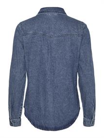 VMJENNIE LS DENIM SHIRT MIX GA NOOS medium blue denim