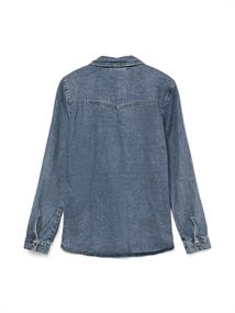 VMJENNIE LS DENIM SHIRT MIX GA NOOS medium blue denim