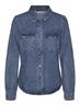 VMJENNIE LS DENIM SHIRT MIX GA NOOS medium blue denim