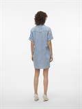 VMJENNIE SS SHORT DENIM DRESS GA NOOS light blue denim