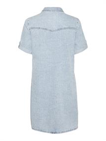VMJENNIE SS SHORT DENIM DRESS GA NOOS light blue denim