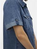 VMJENNIE SS SHORT DENIM DRESS GA NOOS medium blue denim