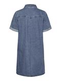 VMJENNIE SS SHORT DENIM DRESS GA NOOS medium blue denim