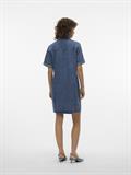 VMJENNIE SS SHORT DENIM DRESS GA NOOS medium blue denim