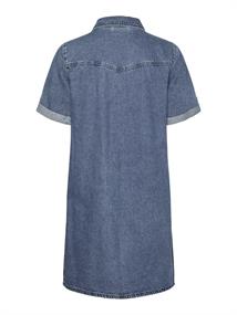 VMJENNIE SS SHORT DENIM DRESS GA NOOS medium blue denim