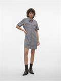 VMJENNIE SS SHORT DENIM DRESS GA NOOS medium grey denim