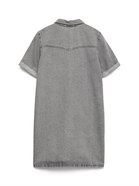 VMJENNIE SS SHORT DENIM DRESS GA NOOS medium grey denim