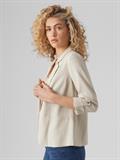 VMJESMILO 3/4 LOOSE BLAZER WVN GA NOOS silver lining1