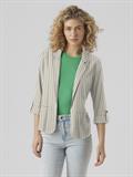 VMJESMILO 3/4 LOOSE BLAZER WVN GA NOOS silver lining2