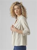 VMJESMILO 3/4 LOOSE BLAZER WVN NOOS silver lining1