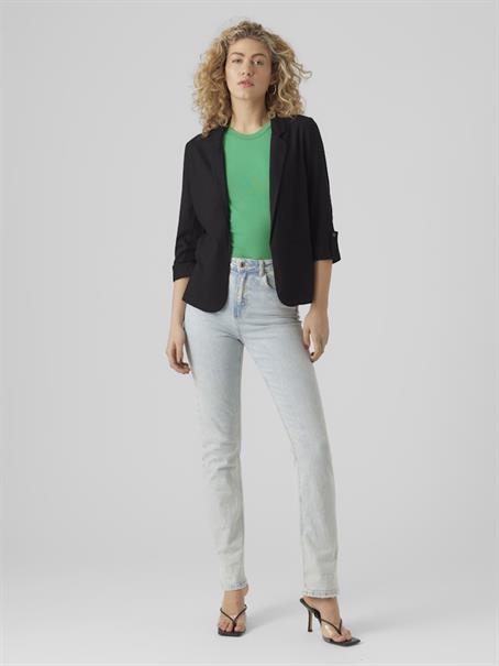 VMJESMILO LIN 3/4 LOOSE BLAZER WVN NOOS black
