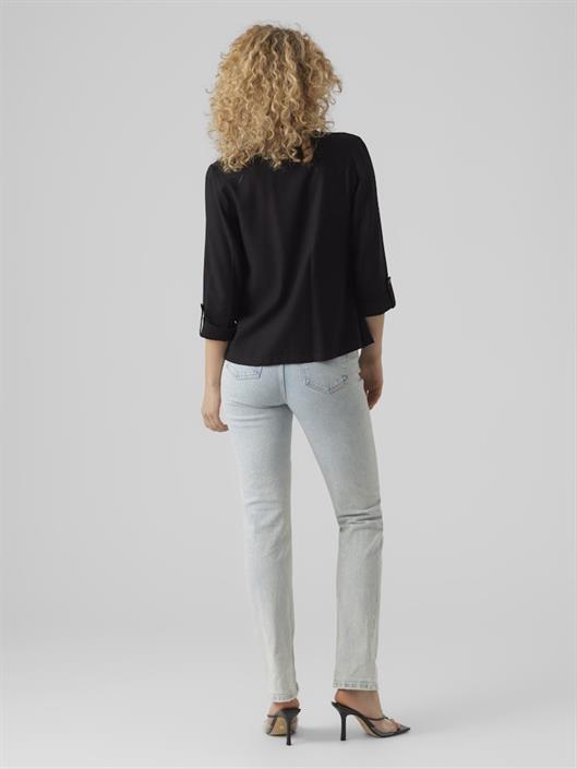 vmjesmilo-lin-3-4-loose-blazer-wvn-noos-black