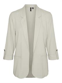 VMJESMILO LIN 3/4 LOOSE BLAZER WVN NOOS silver lining1