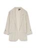 VMJESMILO LIN 3/4 LOOSE BLAZER WVN NOOS silver lining2