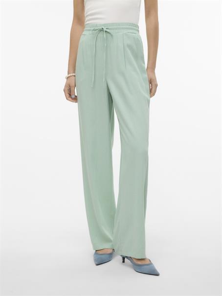 VMJESMILO LIN HW WIDE PANTS WVN NOOS silt green