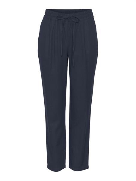 VMJESMILO LIN MW ANKLE PANTS WVN NOOS navy blazer