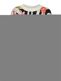 VMJOLENE LS O-NECK LONG PULLOVER GA birch-w black+sachet pink+tang