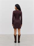 VMJOSANNA LS SHORT DRESS NOOS chocolate torte