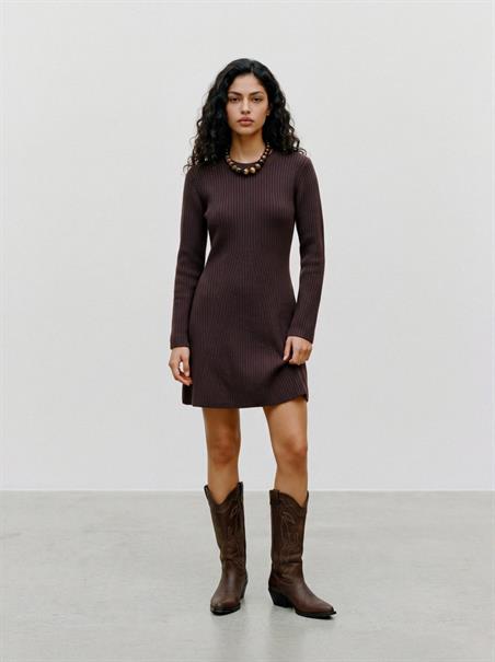 VMJOSANNA LS SHORT DRESS NOOS chocolate torte