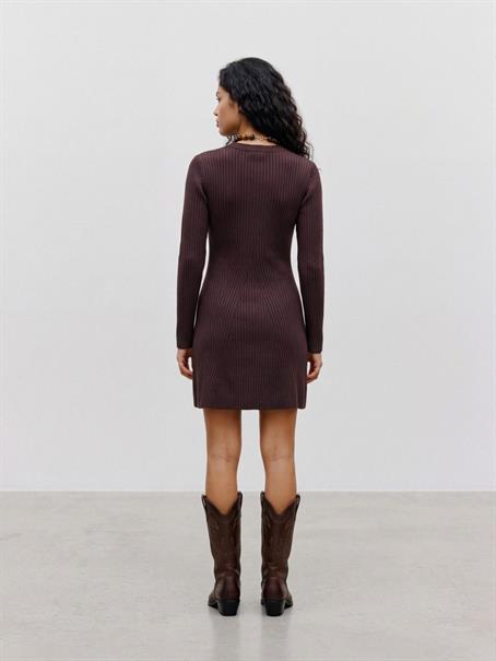 VMJOSANNA LS SHORT DRESS NOOS chocolate torte