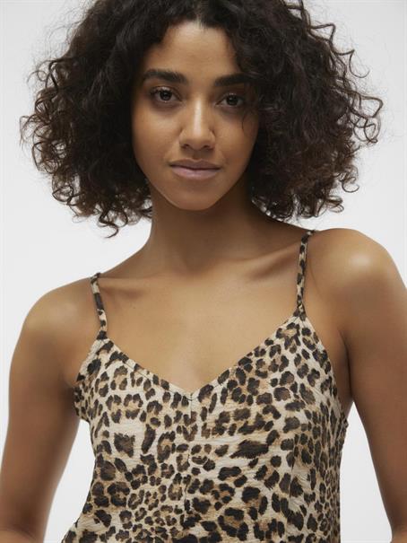 VMJOSIE CALF SINGLET DRESS WVN BOO sandshell