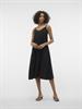 VMJOSIE CALF SINGLET DRESS WVN GA black