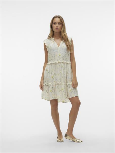 VMJOSIE SL SHORT DRESS WVN GA birch