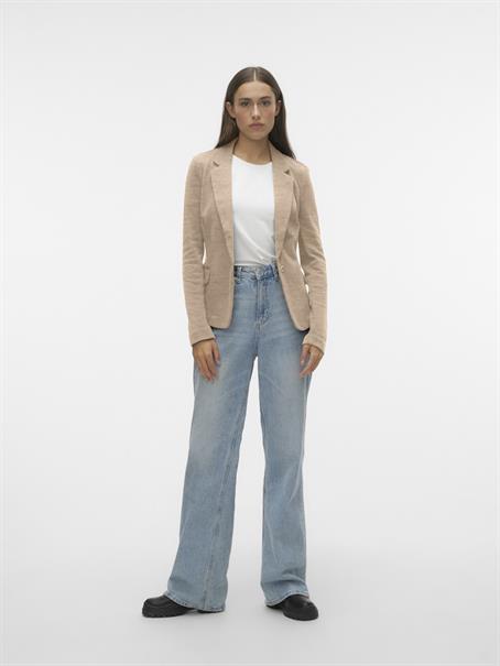 VMJULIA LS BLAZER JRS NOOS silver mink
