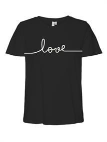 VMKAMI S/S O-NECK T-SHIRT JRS BTQ RPT GA black