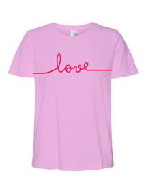 VMKAMI S/S O-NECK T-SHIRT JRS BTQ RPT GA pastel lavender