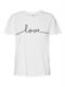 VMKAMI S/S O-NECK T-SHIRT JRS BTQ RPT GA snow white