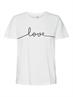 VMKAMI S/S O-NECK T-SHIRT JRS BTQ RPT GA snow white