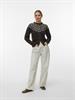 VMKARLA LS O-NECK BUTTON CARDIGAN BOO chocolate torte