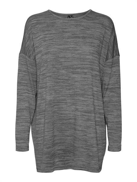 VMKATIE LS LONG TOP JRS NOOS medium grey melange