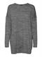 VMKATIE LS LONG TOP JRS NOOS medium grey melange