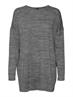 VMKATIE LS LONG TOP JRS NOOS medium grey melange