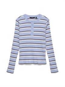 VMKATIE LS O-NECK TOP JRS GA brunnera blue