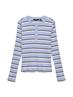 VMKATIE LS O-NECK TOP JRS GA brunnera blue