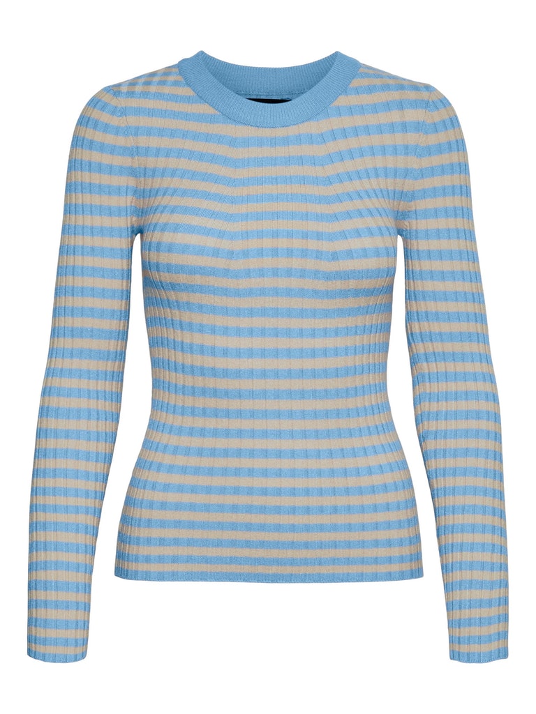 Vero Moda Damen Pullover 10257763 Blue Bell