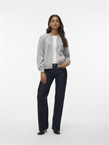 VMKIMIKO LS SHORT JERSEY BOMBER NOOS light grey melange