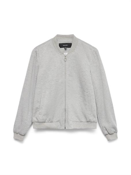 VMKIMIKO LS SHORT JERSEY BOMBER NOOS light grey melange