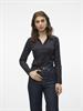 VMLADY L/S G-STRING SHIRT WVN NEW NOOS black